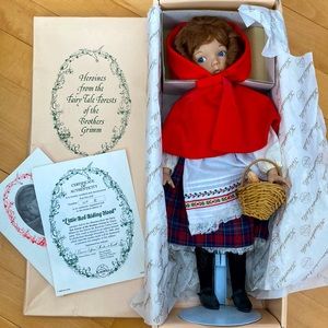 Little Red Riding Hood Edwin M Knowles Doll Heroines Fairy Tale Forest